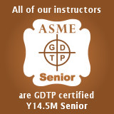 All TDC of AZ instructors are GDTP certified to ASME Y15.4M Senior level